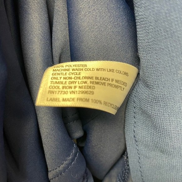 Xhilaration Blue Dress with Zigzag Design size Medium - Picture 10 of 10